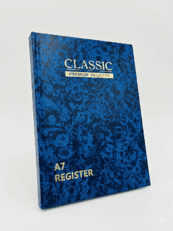 Classic Register Book A7 2QR